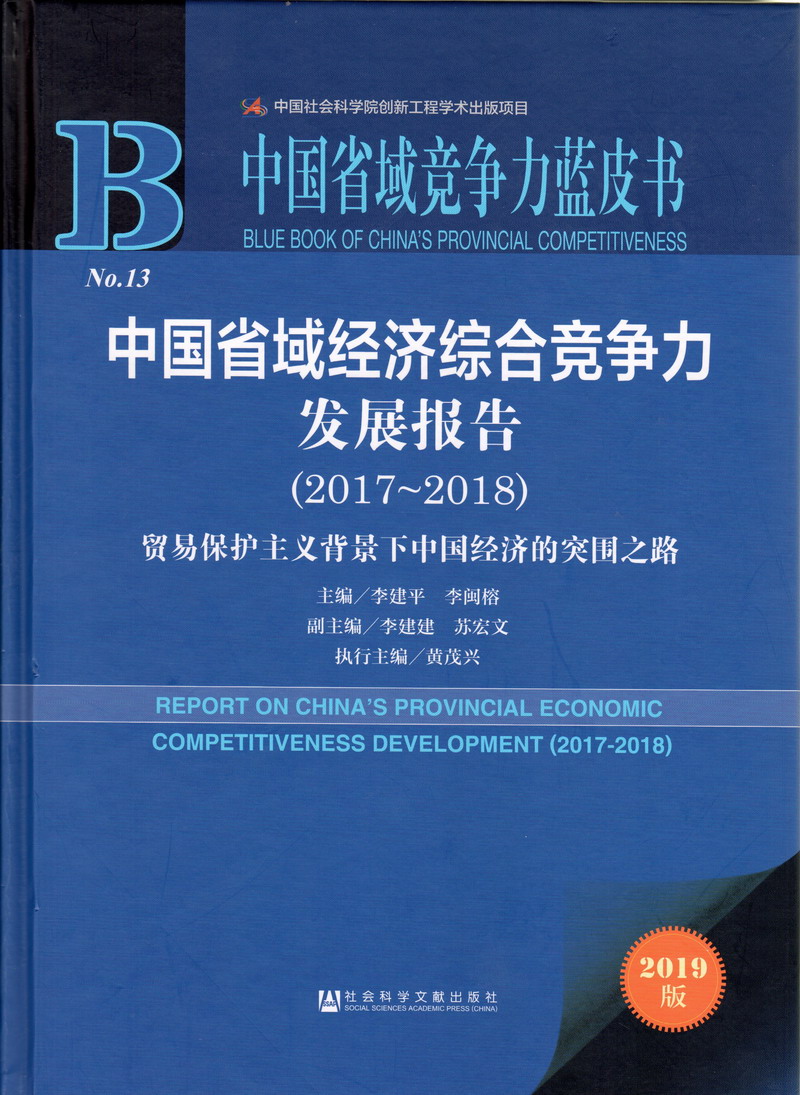 快操我的逼!中国省域经济综合竞争力发展报告（2017-2018）